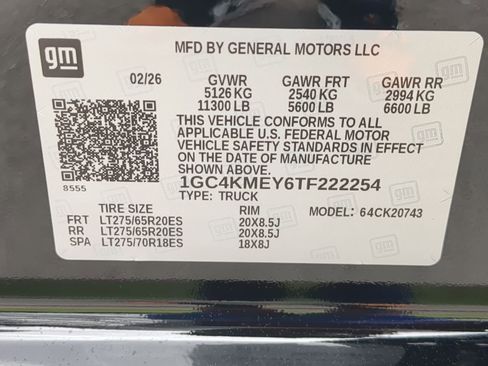 New 2026 Chevrolet Silverado 2500 Custom w/ Custom Value Package AWD/4WD image 35