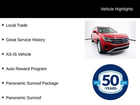Used 2021 Volkswagen Atlas SE w/ Panoramic Sunroof Package image 7
