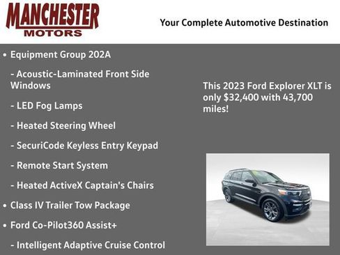 Used 2023 Ford Explorer XLT w/ Equipment Group 202A AWD/4WD image 2