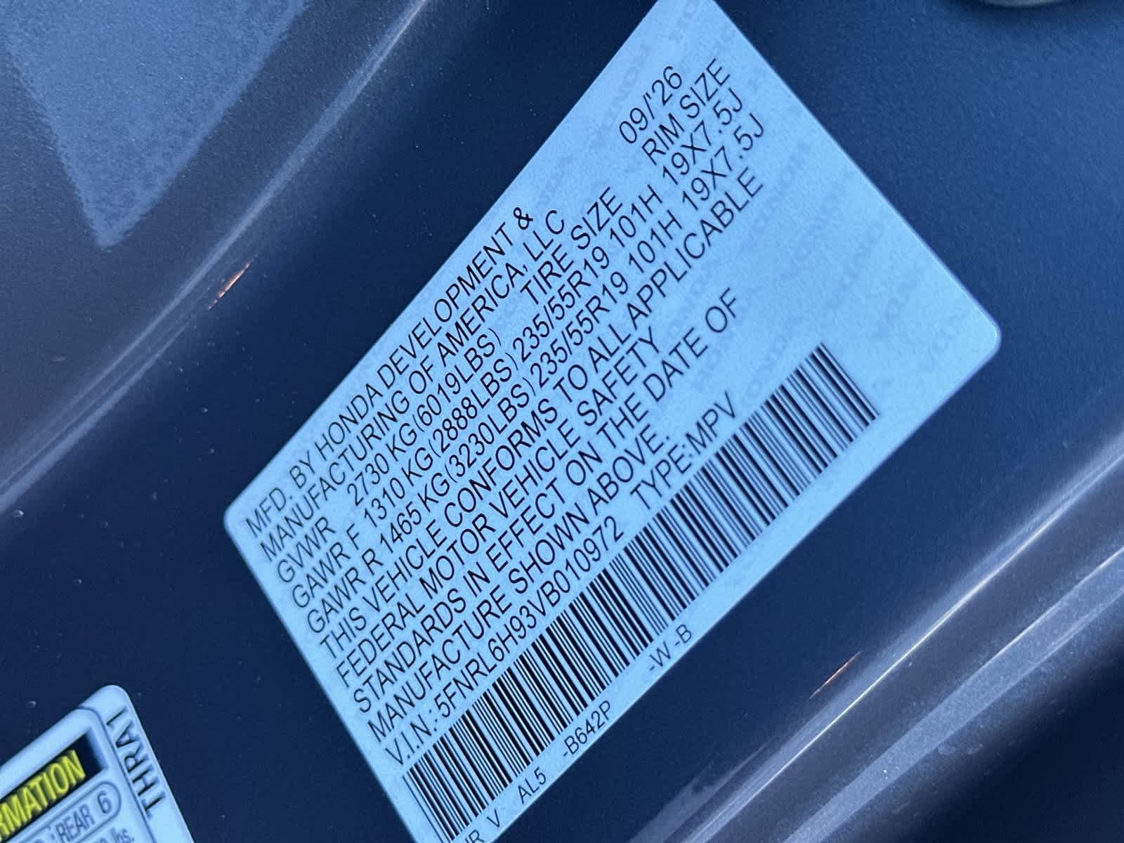 New 2027 Honda Odyssey Elite image 22