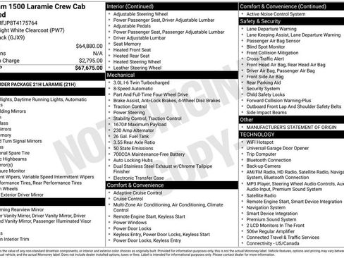 Used 2026 RAM 1500 Laramie AWD/4WD image 2