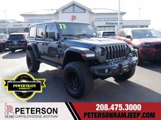 Used 2023 Jeep Wrangler Unlimited Rubicon 4xe w/ Cold Weather Group 360° Tour
