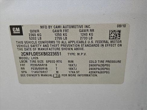 Used 2011 Chevrolet Equinox LT image 23