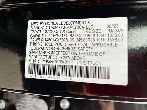Used 2023 Honda Ridgeline RTL image 29