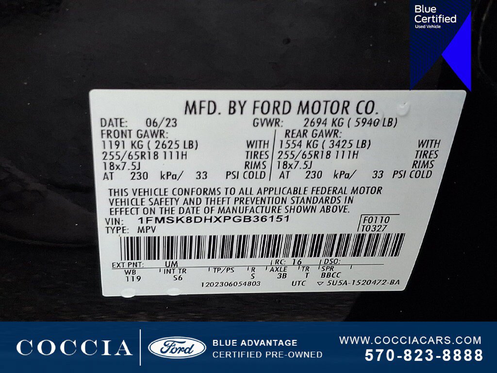 Certified 2023 Ford Explorer XLT w/ Equipment Group 202A AWD/4WD image 27