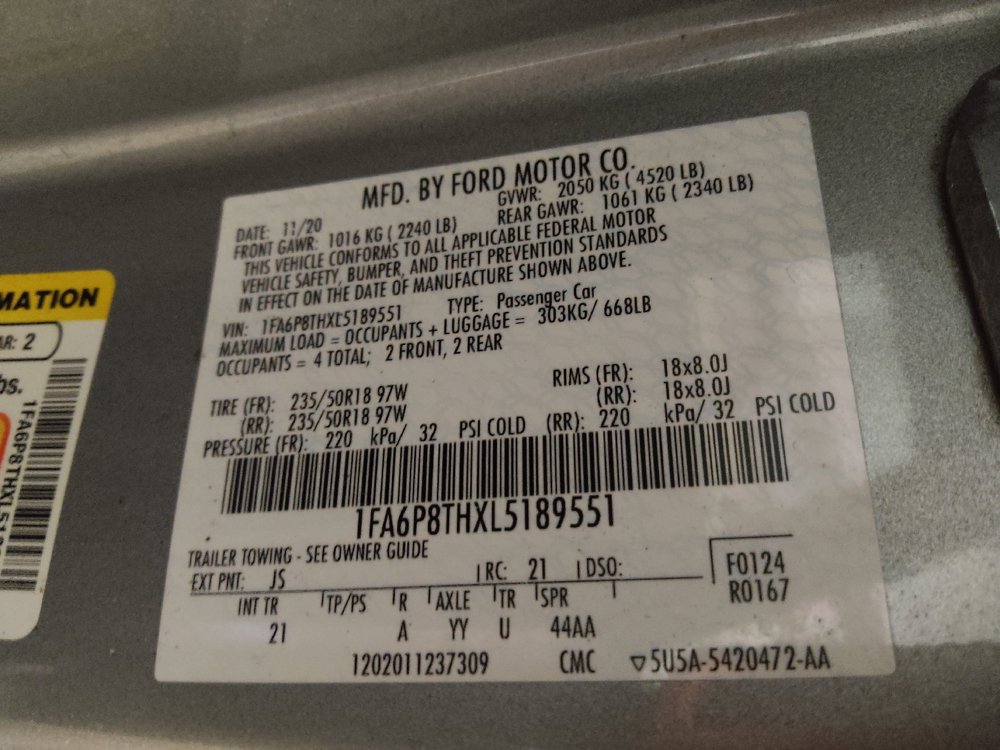 Used 2020 Ford Mustang Coupe RWD image 33
