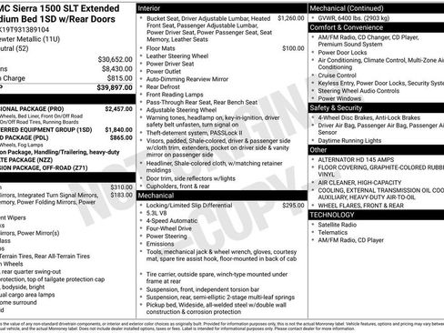 Used 2003 GMC Sierra 1500 SLT w/ Professional Package image 4