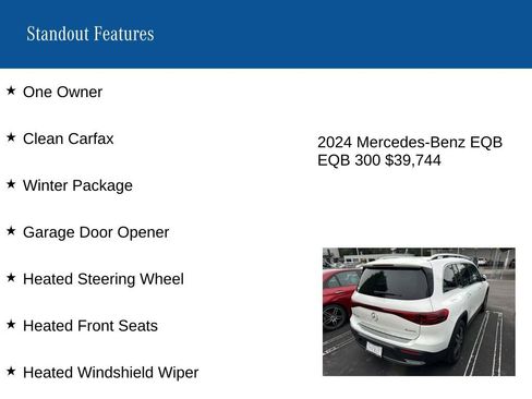Used 2024 Mercedes-Benz EQB 300 4MATIC image 8