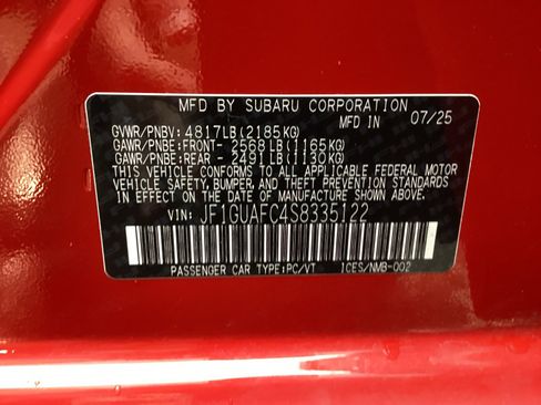 Certified 2025 Subaru Impreza 2.0i Sport image 16