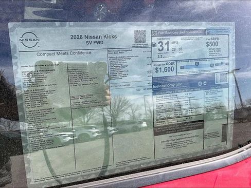New 2026 Nissan Kicks SV w/ SV Premium Package FWD image 12