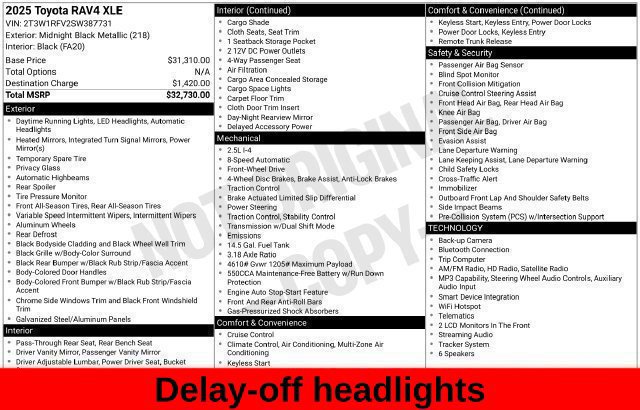 Used 2025 Toyota RAV4 XLE FWD image 41