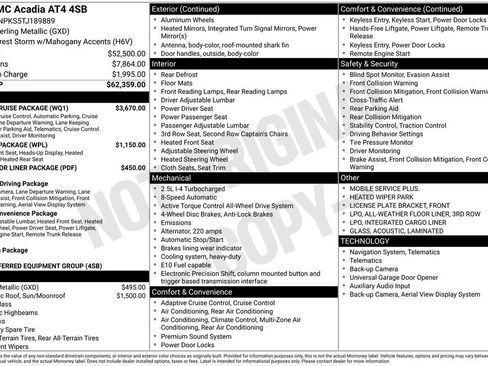 New 2026 GMC Acadia AT4 w/ Super Cruise Package image 9