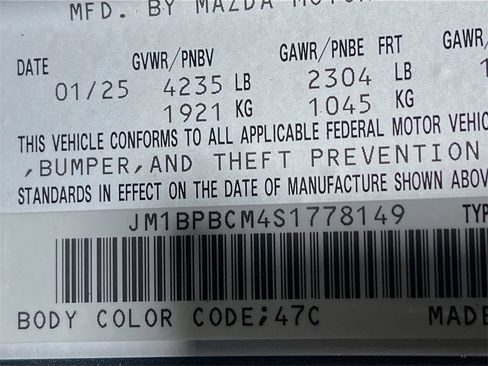 Used 2025 MAZDA MAZDA3 s image 26