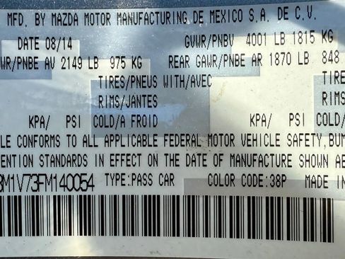 Used 2015 MAZDA MAZDA3 i Touring image 26