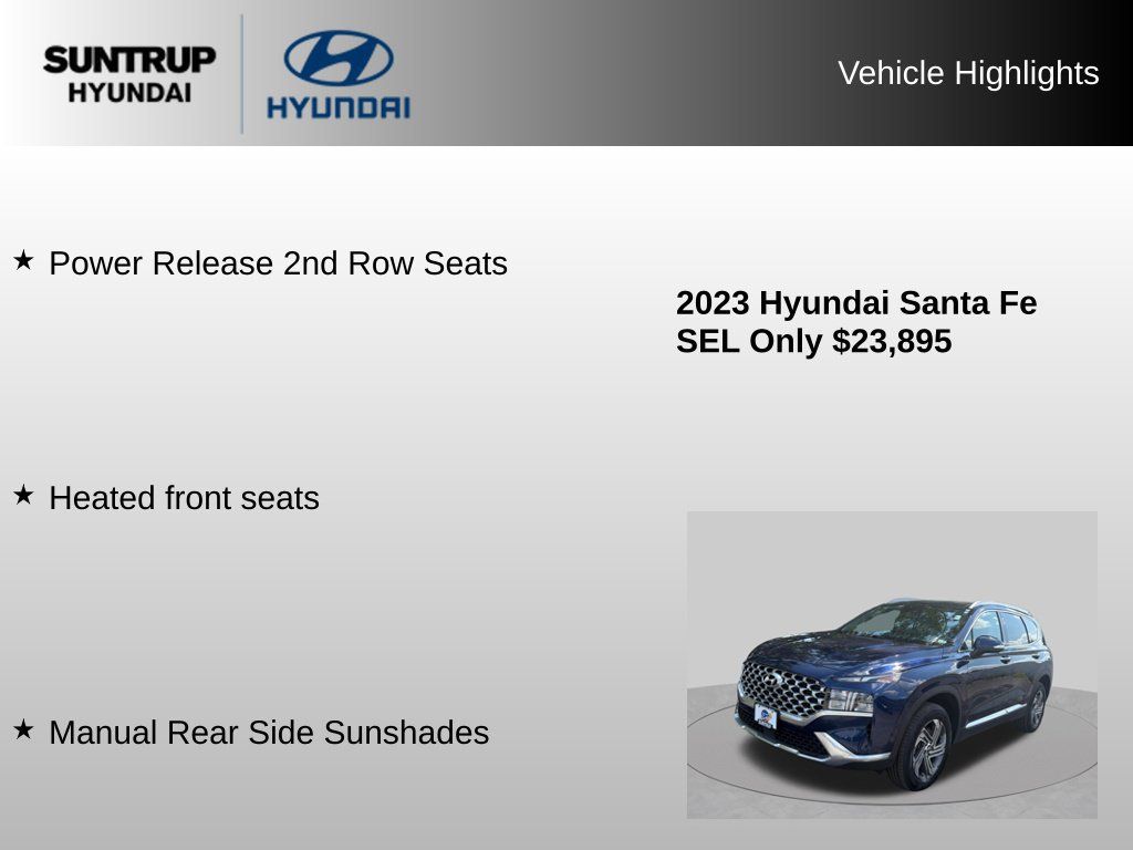 Used 2023 Hyundai Santa Fe SEL w/ Premium Package AWD/4WD image 38