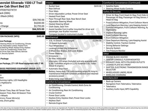 New 2026 Chevrolet Silverado 1500 LT Trail Boss w/ Protection Package AWD/4WD image 32