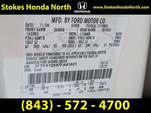 Used 2007 Ford F150 Lariat RWD image 9