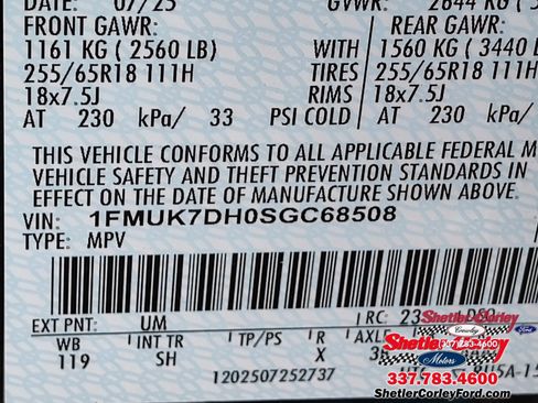 New 2025 Ford Explorer Active w/ Active Comfort Package image 19