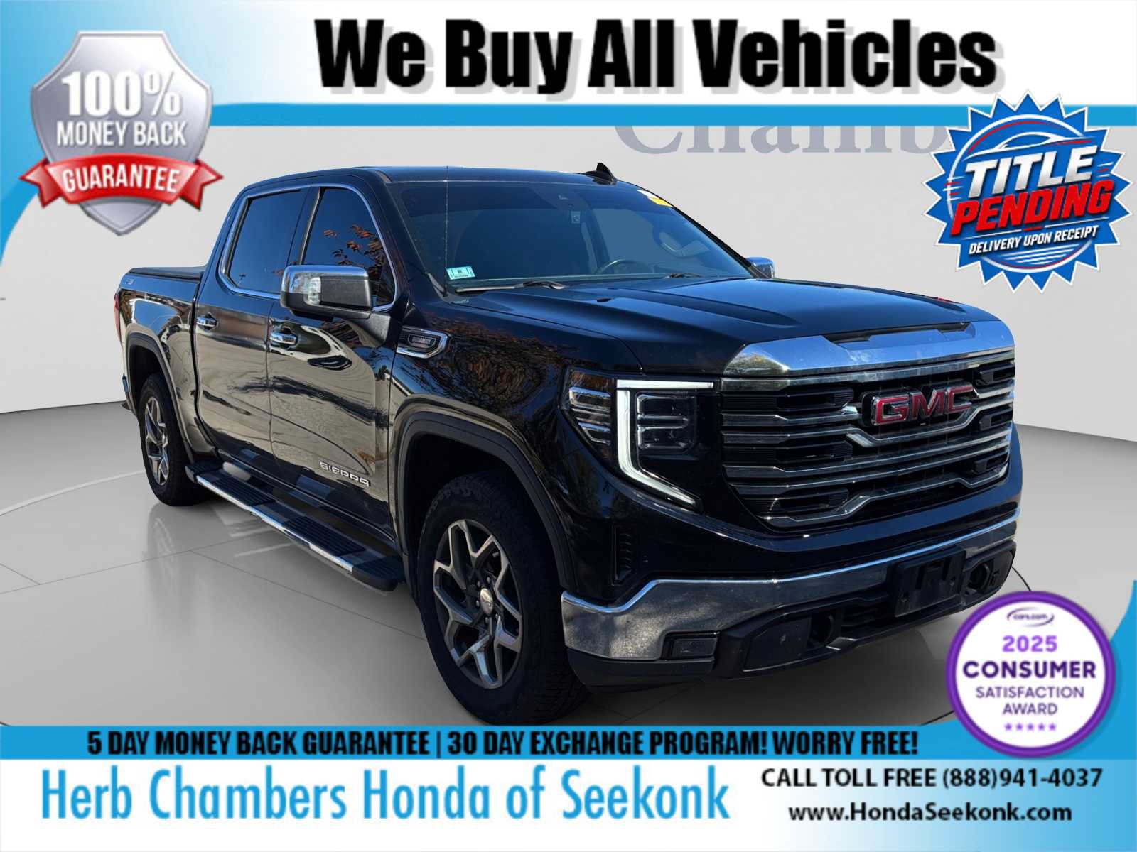 Used 2023 GMC Sierra 1500 SLT w/ SLT Premium Package AWD/4WD image 1