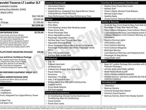 Used 2023 Chevrolet Traverse LT w/ LT Premium Package image 36