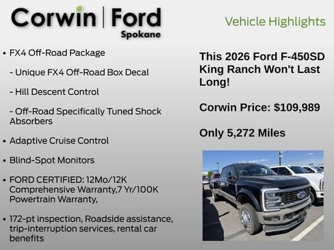 Used 2026 Ford F450 King Ranch w/ FX4 Off-Road Package AWD/4WD image 6