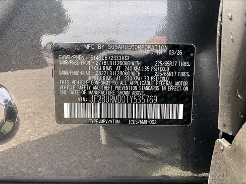 New 2026 Subaru Outback Wilderness AWD/4WD image 12