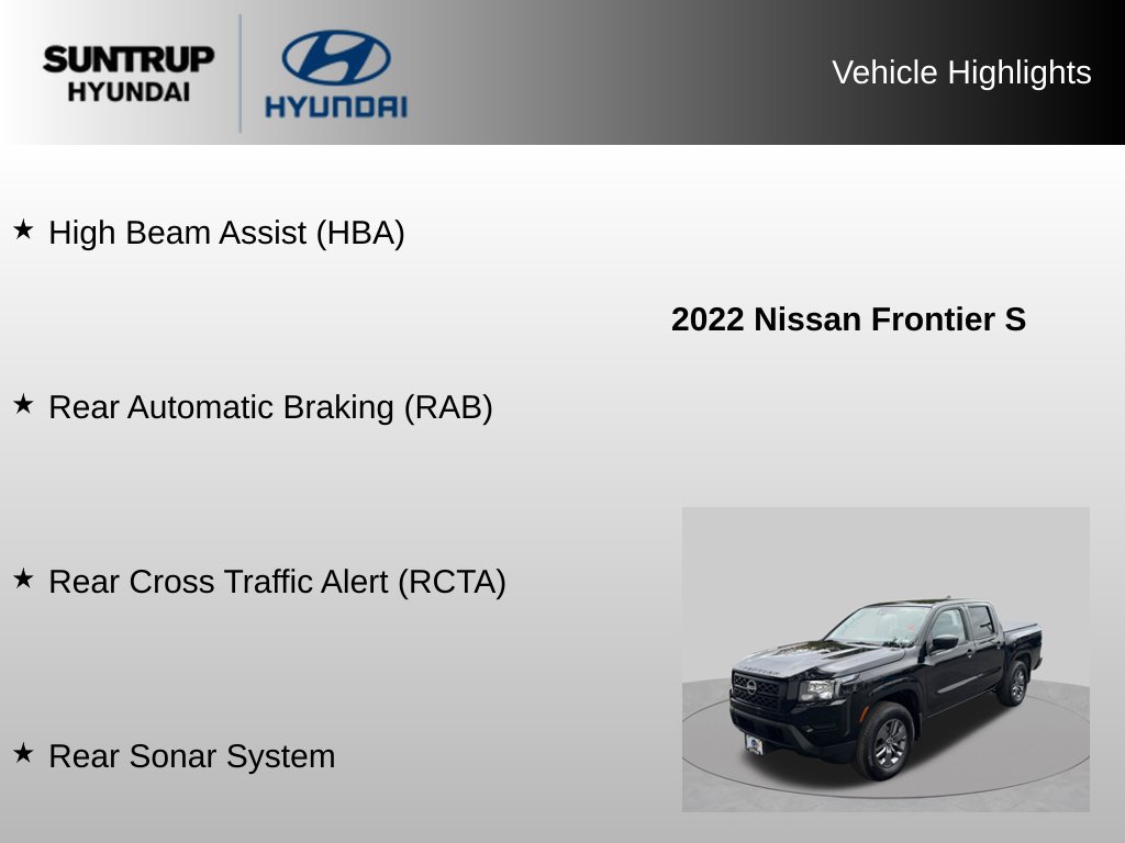 Used 2022 Nissan Frontier S w/ Technology Package RWD image 16