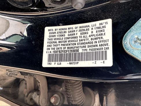 Used 2015 Honda Civic EX image 35