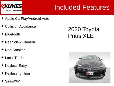Used 2020 Toyota Prius XLE AWD/4WD image 2
