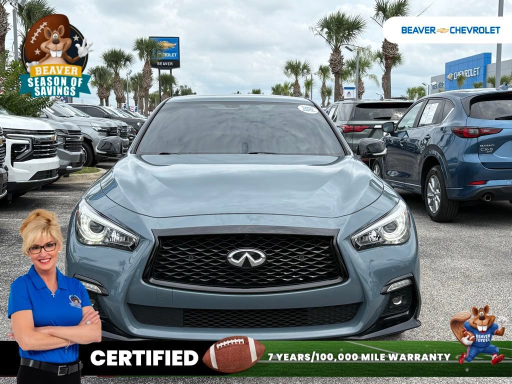 Used 2023 INFINITI Q50 Red Sport 400 AWD/4WD image 3