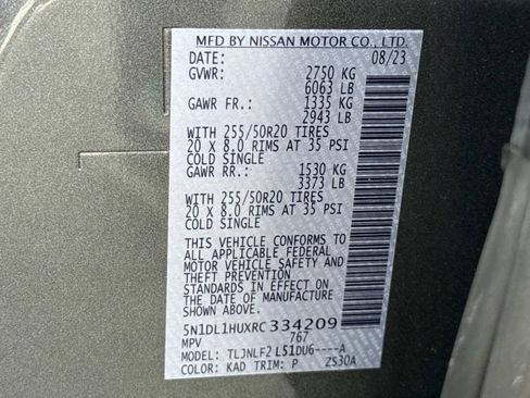 Certified 2024 INFINITI QX60 Autograph w/ Cargo Package image 31