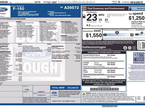 Used 2022 Ford F150 Lariat image 33