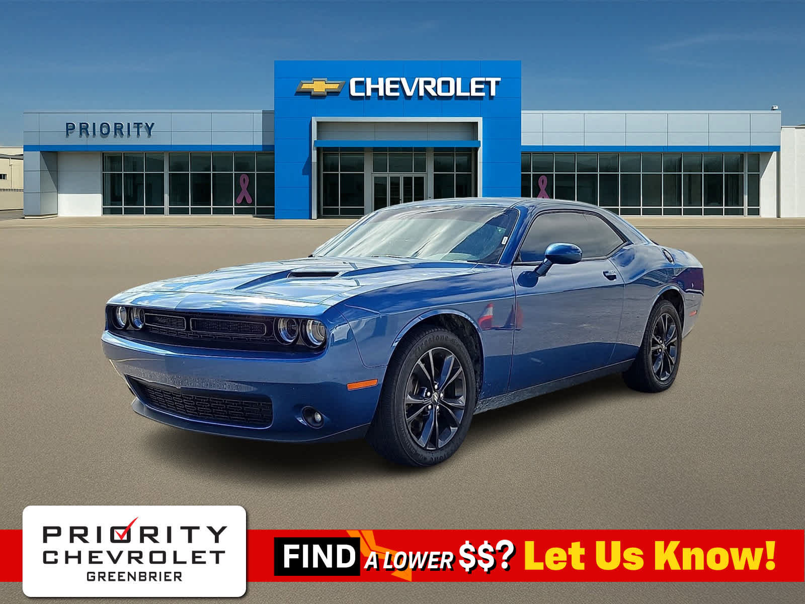 Used 2020 Dodge Challenger SXT w/ Blacktop Package AWD/4WD image 1