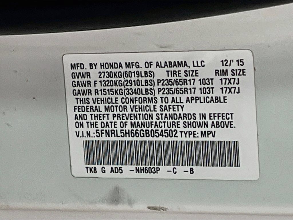 Used 2016 Honda Odyssey EX-L image 34