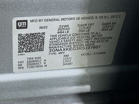 Used 2024 Chevrolet Equinox LT w/ LPO, Floor Liner Package image 12