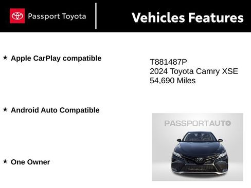 Used 2024 Toyota Camry XSE image 10