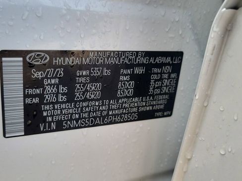 Certified 2023 Hyundai Santa Fe Calligraphy image 37