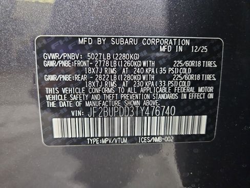 New 2026 Subaru Outback Limited image 30