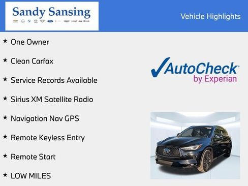 Used 2021 INFINITI QX50 Luxe w/ Appearance Package image 8