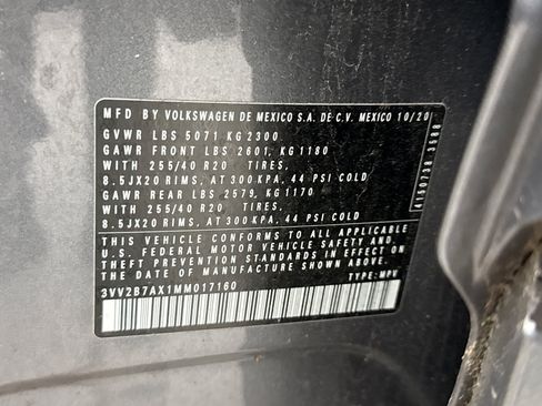 Used 2021 Volkswagen Tiguan SE R-Line AWD/4WD image 26