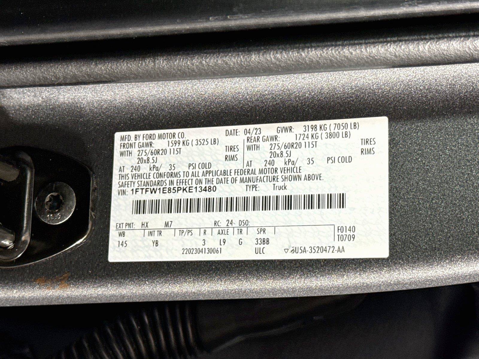 Used 2023 Ford F150 XLT w/ Equipment Group 302A High AWD/4WD image 31