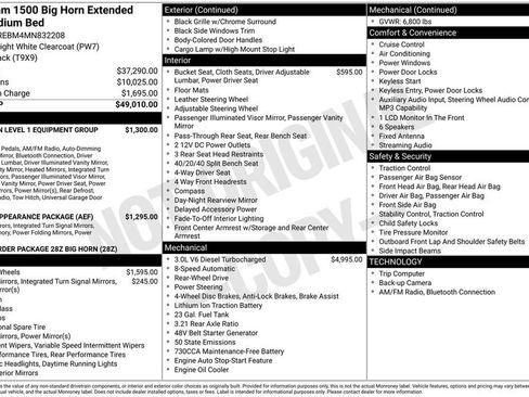 Used 2021 RAM 1500 Big Horn RWD image 36
