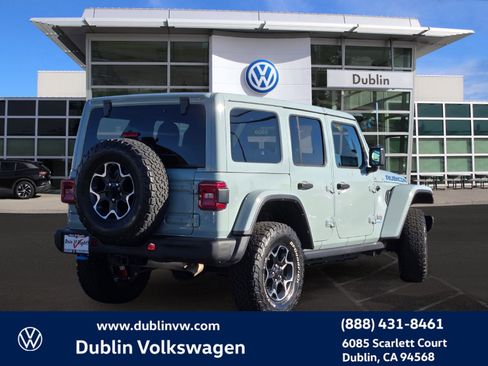 Used 2023 Jeep Wrangler Unlimited Rubicon 4xe w/ Steel Bumper Group image 4