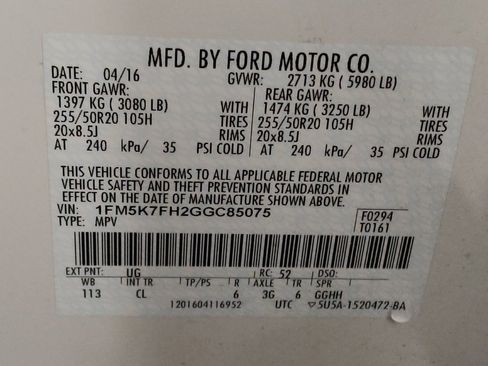 Used 2016 Ford Explorer Limited FWD image 33