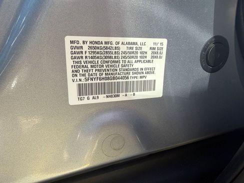 Used 2016 Honda Pilot Elite image 3