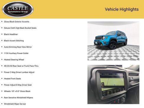 Used 2022 Jeep Renegade Altitude w/ Convenience Group image 7