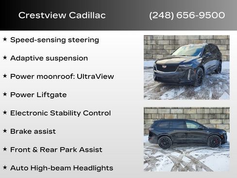 Used 2022 Cadillac XT6 Sport w/ LPO, Onyx Lite Package image 36