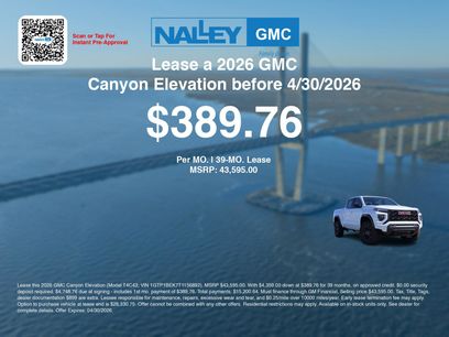 New 2026 GMC Canyon Elevation w/ Convenience Package