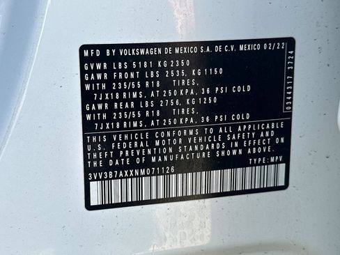 Used 2022 Volkswagen Tiguan SE FWD image 30