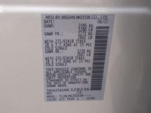 Used 2022 Nissan Murano S image 36